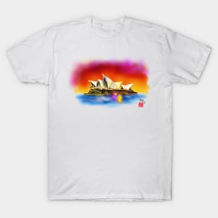Sydney Opera House Sunset T-Shirt